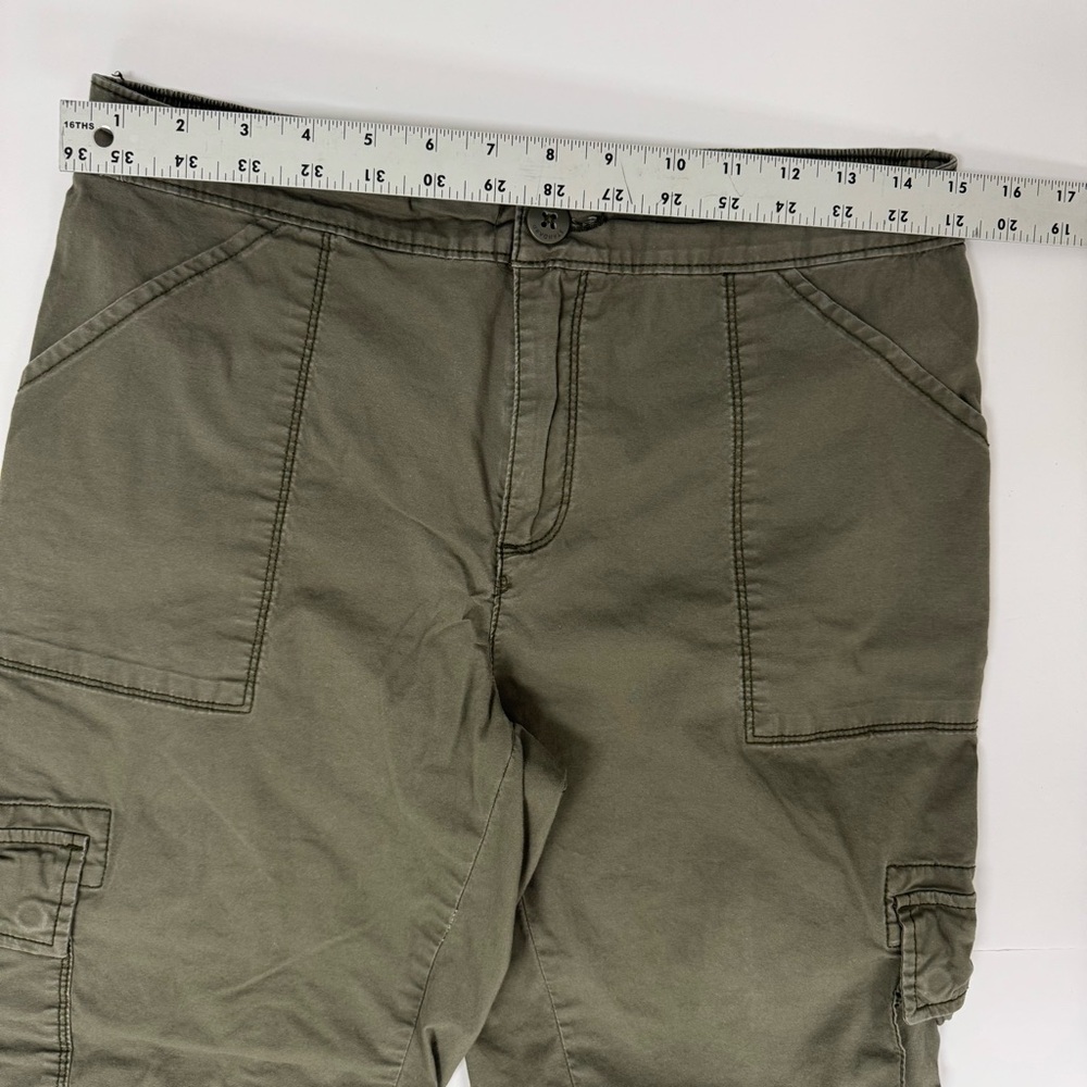 SOCIAL STANDARD by SANCTUARY Olive Dark Green Cargo Pants Womens size Medium - Picture 13 of 16